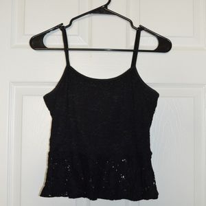 Black Lace Tanktop